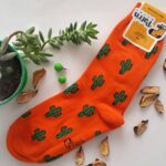 جوراب نیم ساق طرح کاکتوس