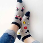 جوراب مچی طرح میکی تابه تا
