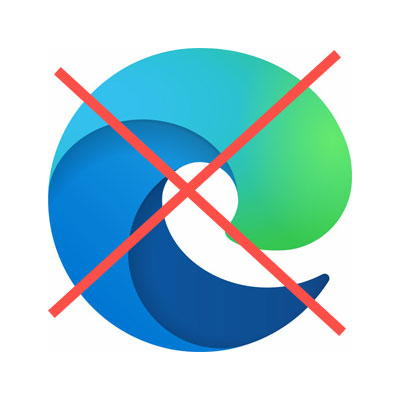 غیر فعال سازی مرورگر Edge با یک کلیک