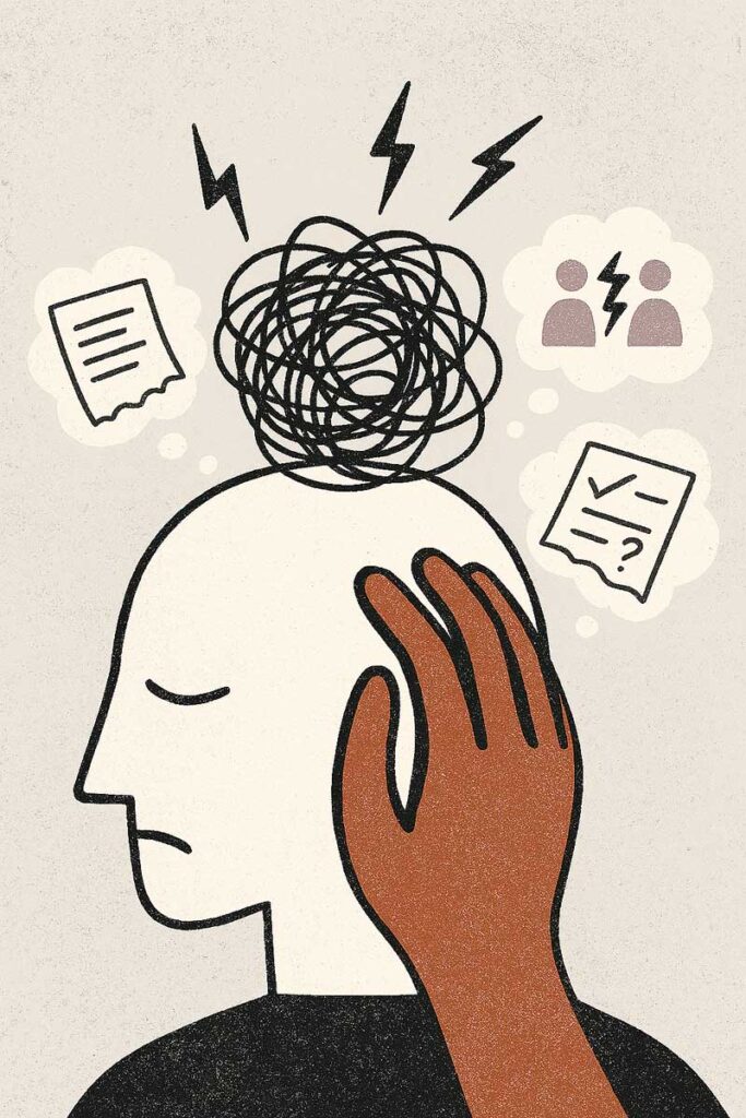 نشخوار فکری چیست؟ بررسی نشخوار ذهنی، علل، نشانه‌ها و زمان‌های بروز آن در روانشناسی