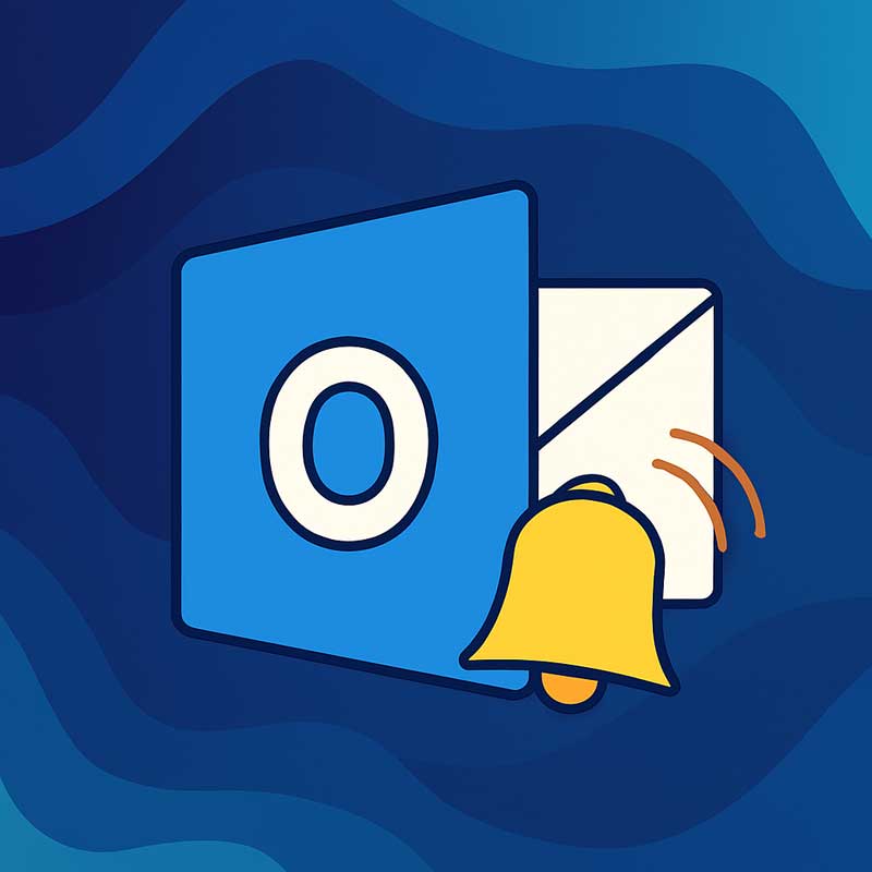 تغییر صدای اعلان در Outlook + آموزش