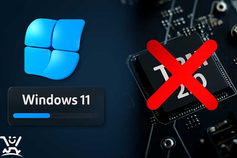 نصب ویندوز 11 بدون TPM | آموزش کامل و گام‌به‌گام